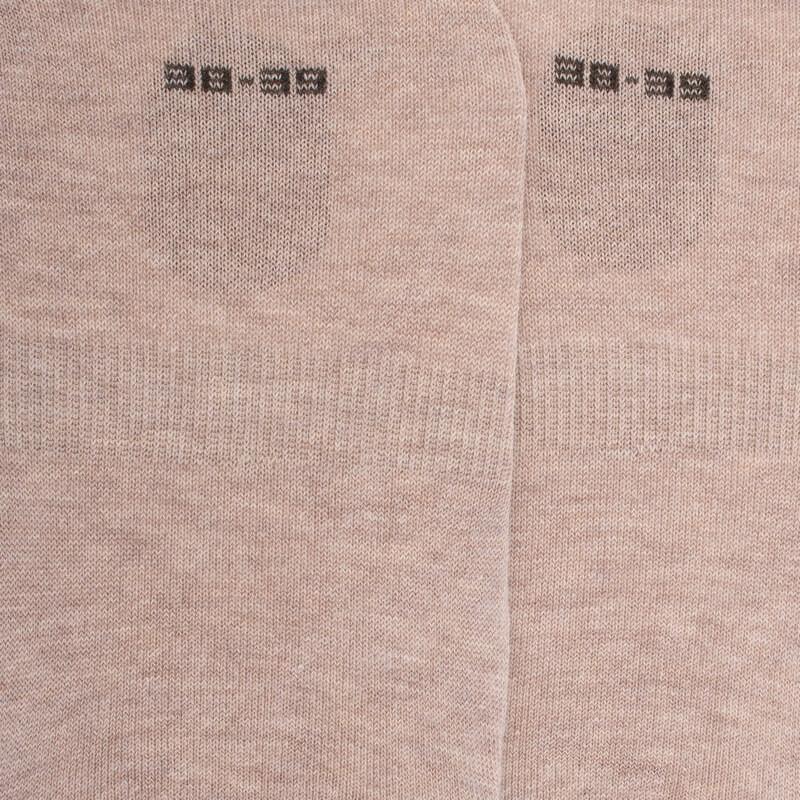 Doré Doré Chaussettes Femme Invisible En Coton Et Bandes Anti-glisse - Beige