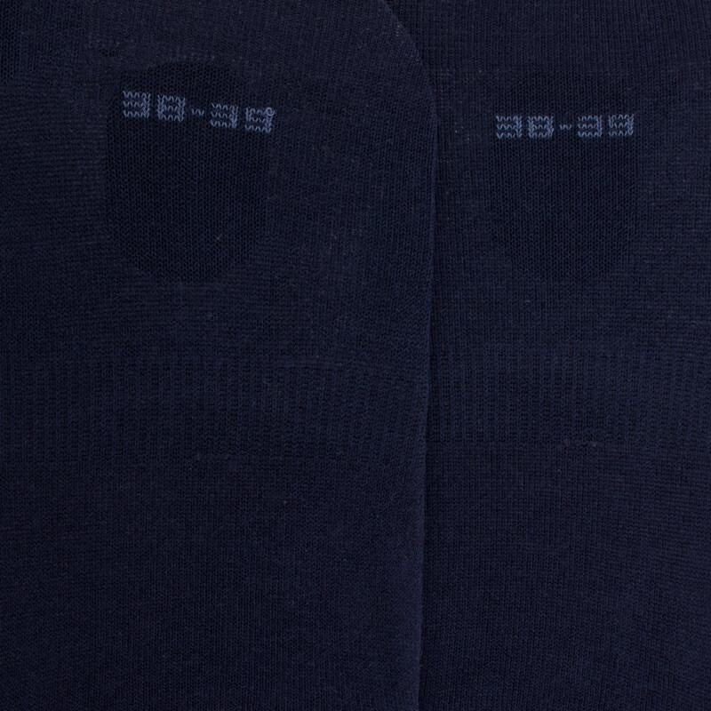 Doré Doré Chaussettes Femme Invisible En Coton Et Bandes Anti-glisse - Bleu Marine