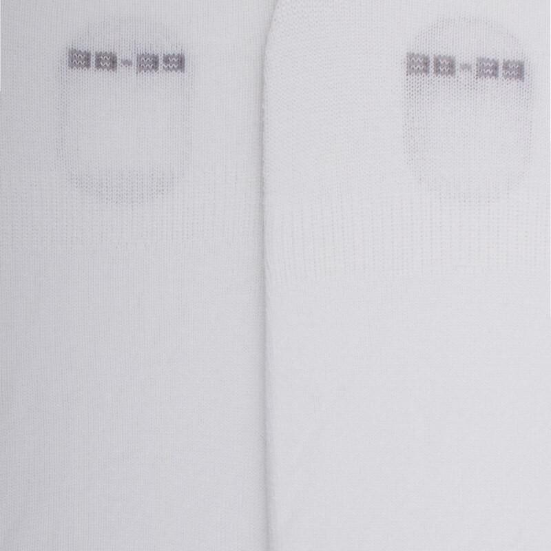 Doré Doré Chaussettes Femme Invisible En Coton Et Bandes Anti-glisse - Blanc