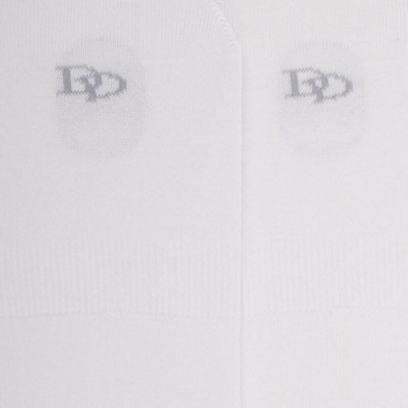 Doré Doré Chaussettes Femme Invisibles En Coton égyptien - Blanc
