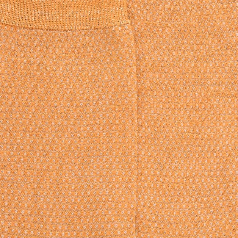 Doré Doré Chaussettes Femme Laine Avec Micro Pois Effet Brillant - Orange épices