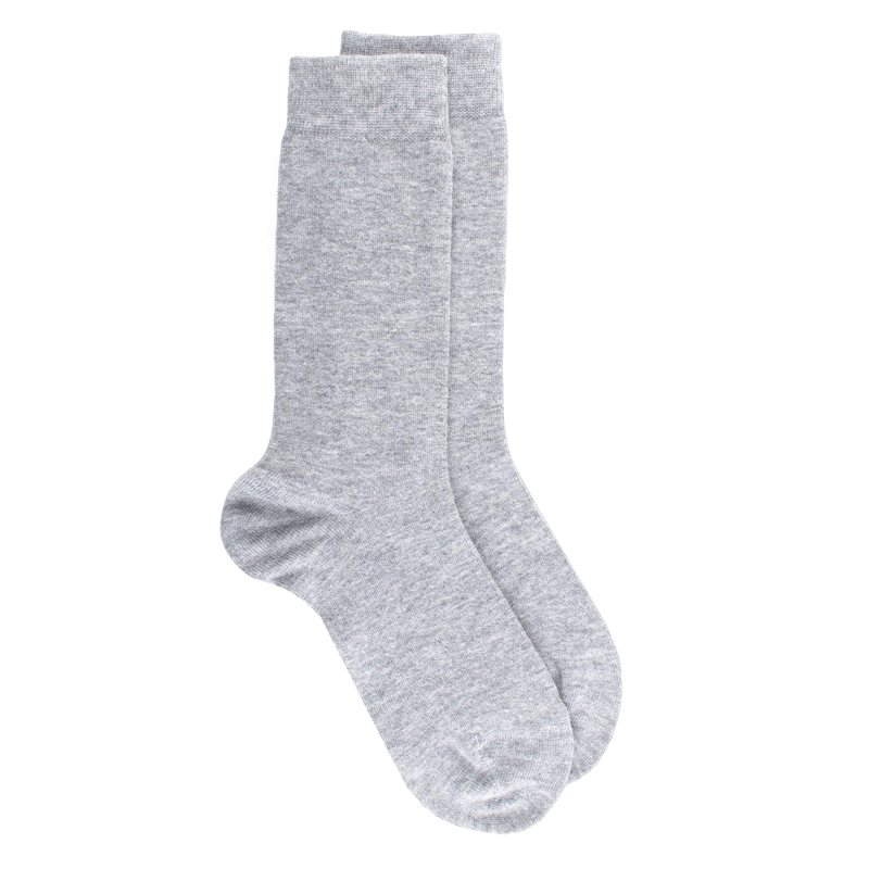 doré doré Chaussettes femme tendresse angora - Gris Rocheux