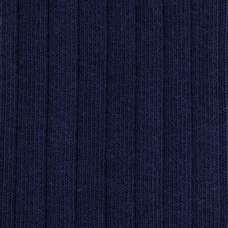 Doré Doré Chaussettes Hautes Côtelées Bleues En Coton Doux Pour Enfants