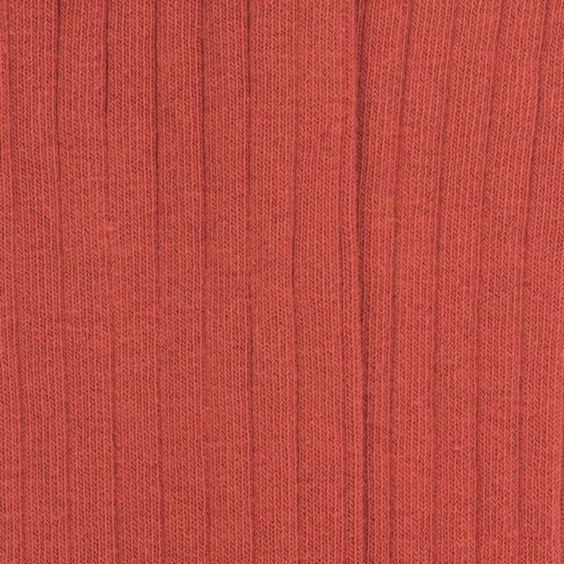 Doré Doré Chaussettes Hautes Côtelées En Coton Doux Pour Enfants - Henné