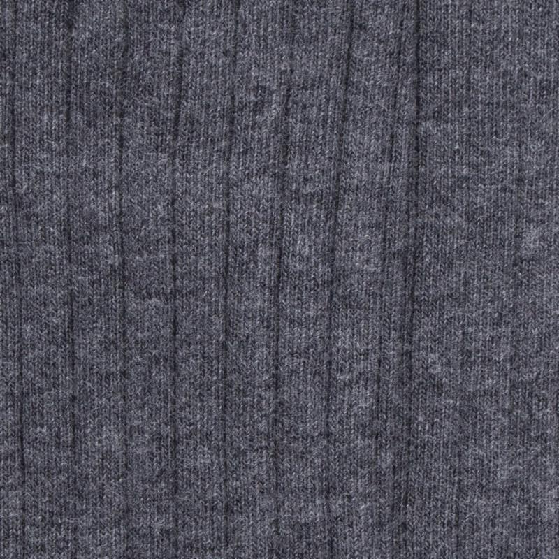 Doré Doré Chaussettes Hautes Côtelées Gris Oxford En Coton Doux Pour Enfants