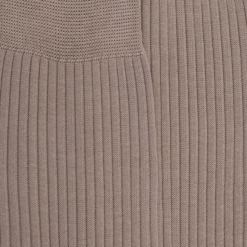 Doré Doré Chaussettes Homme à Côtes 100% Fil D'Écosse - Gris