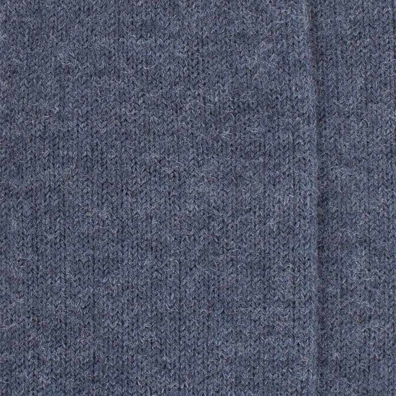 Doré Doré Chaussettes Homme à Côtes En Laine - Bleu Corsaire