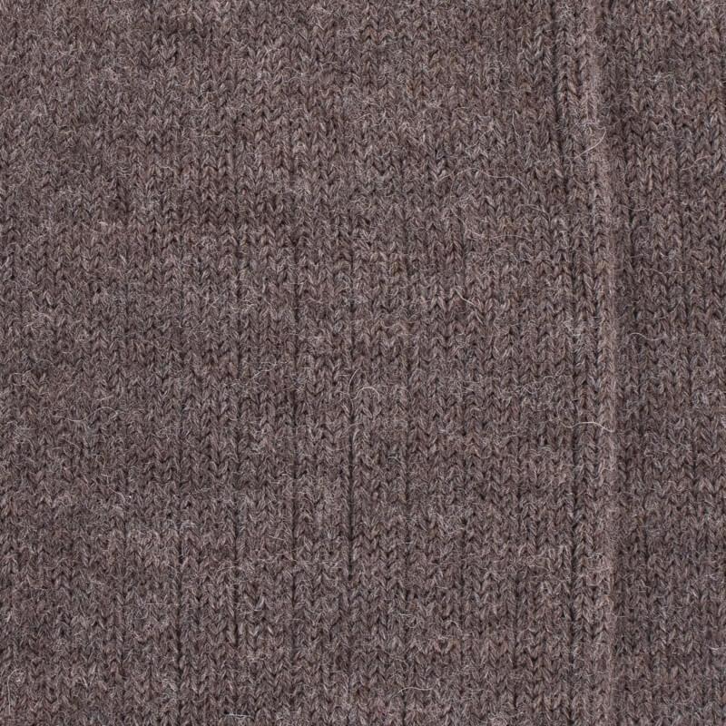 Doré Doré Chaussettes Homme à Côtes En Laine - Brun Loutre