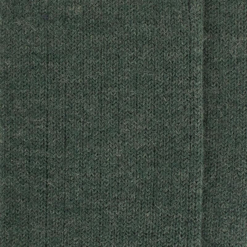 Doré Doré Chaussettes Homme à Côtes En Laine - Vert Thuya