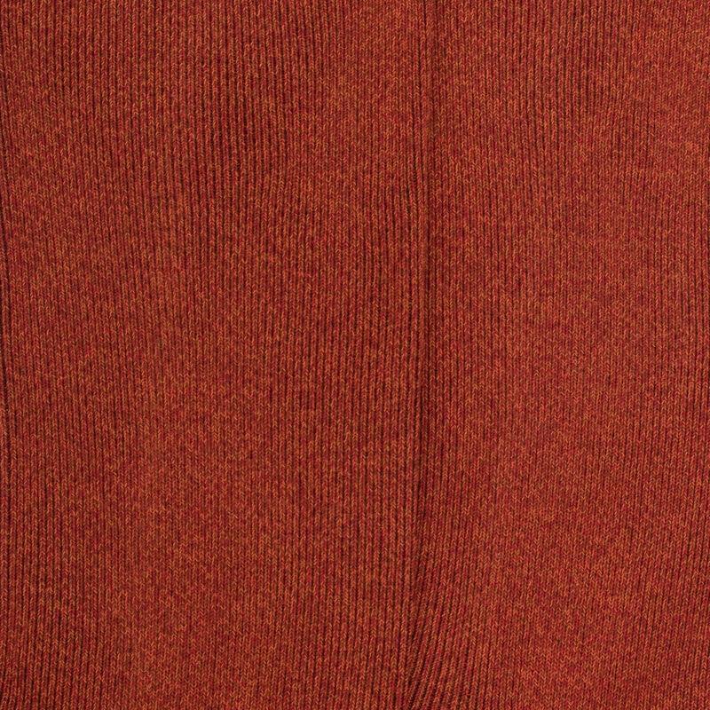 Doré Doré Chaussettes Homme à Côtes Sans Bord élastique En Coton égyptien - Orange Cognac