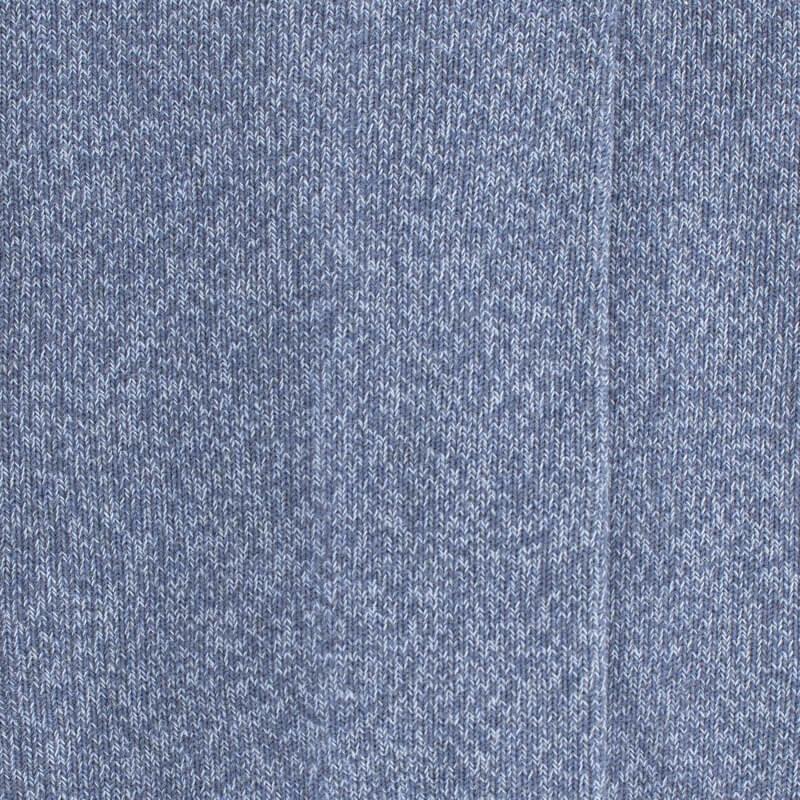 Doré Doré Chaussettes Homme à Côtes Sans Bord élastique En Coton égyptien - Bleu Port