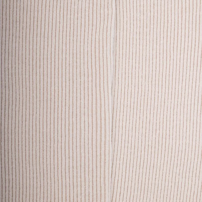 Doré Doré Chaussettes Homme à Côtes Sans Bord élastique En Fil D'Écosse - Blanc Givre