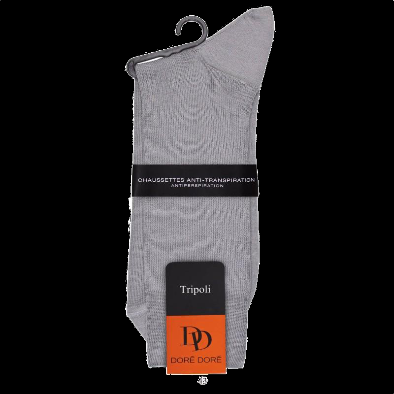 Doré Doré Chaussettes Homme Anti Transpiration Tripoli - Gris Clair