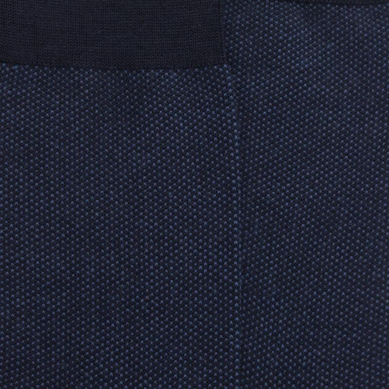 Doré Doré Chaussettes Homme Caviar En Laine Merinos - Bleu