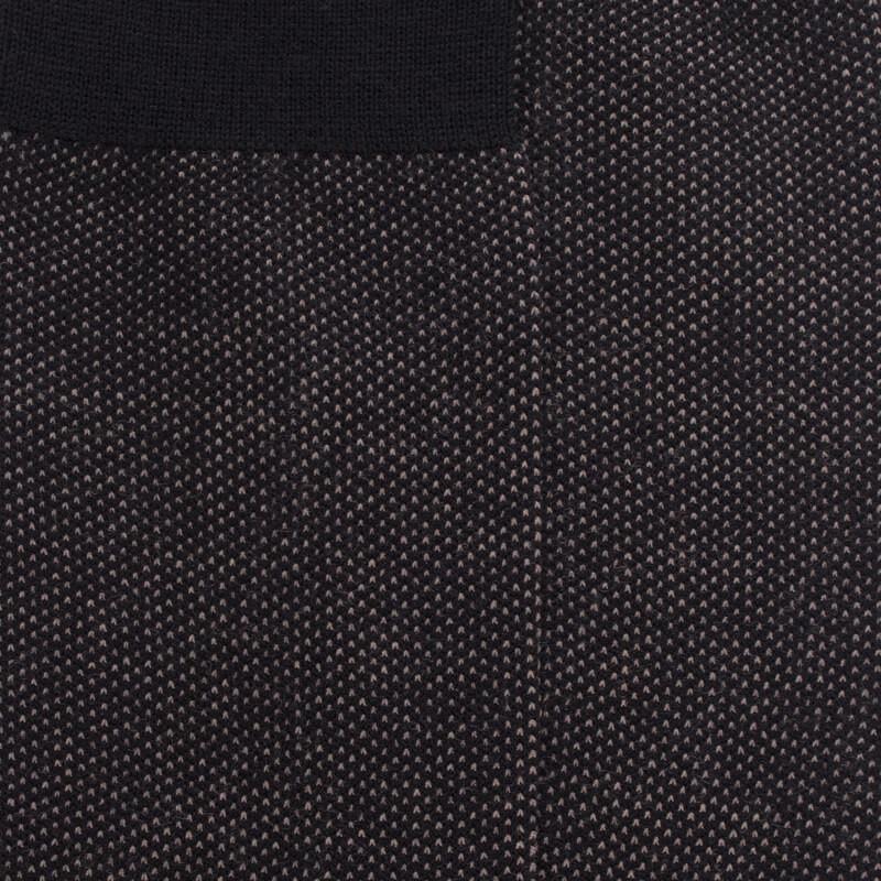 Doré Doré Chaussettes Homme Caviar En Laine Merinos - Noir