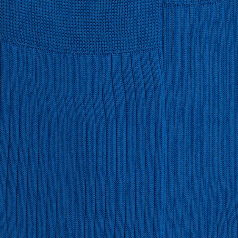 Doré Doré Chaussettes Homme Côtelées En Pur Fil D'Ecosse - Bleu Cosmos