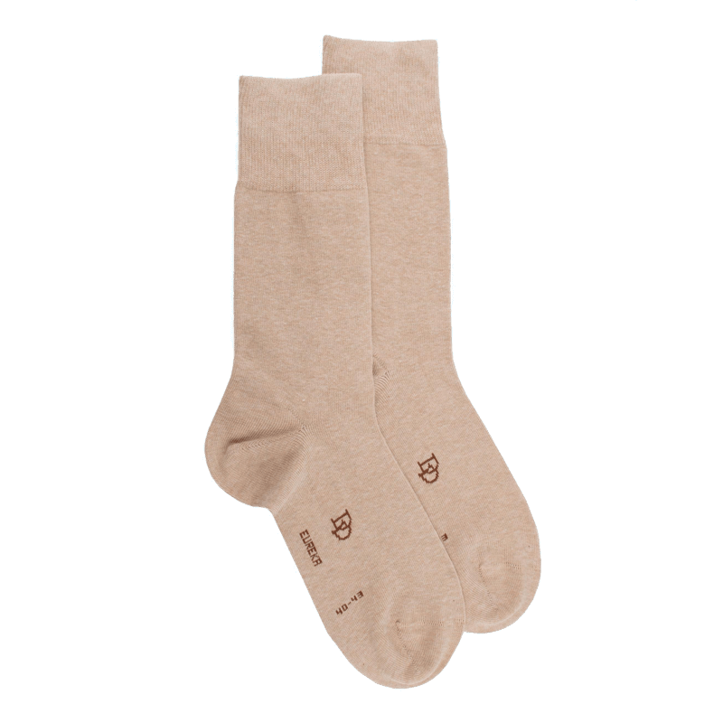 Doré Doré Chaussettes Homme En Coton égyptien - Beige Sable
