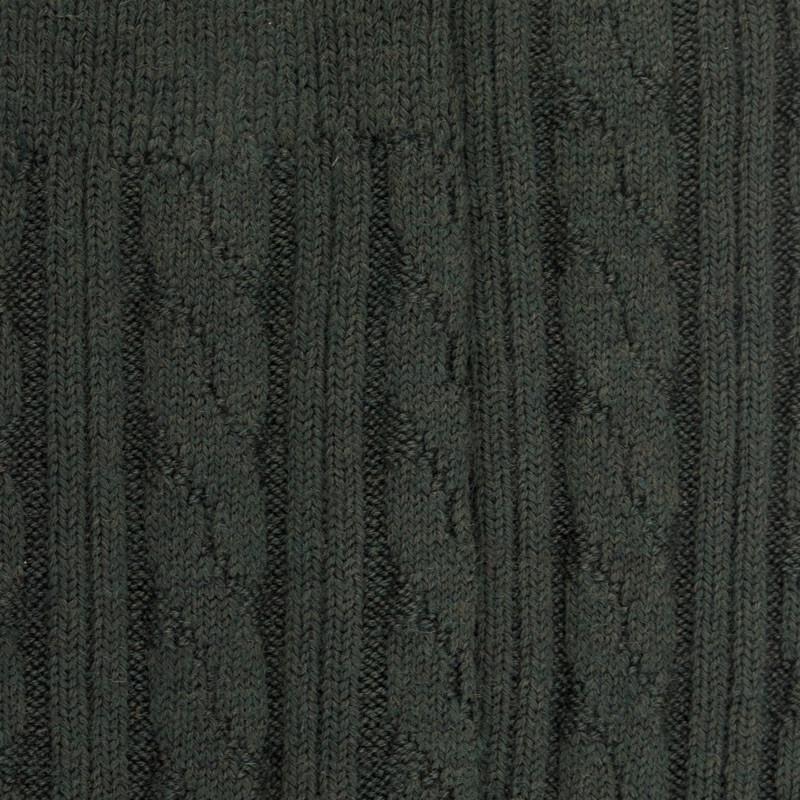 Doré Doré Chaussettes Homme En Laine à Motif Torsadés - Vert Thuya