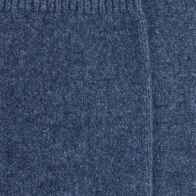 Doré Doré Chaussettes Homme En Laine Et Cachemire - Bleu Jean