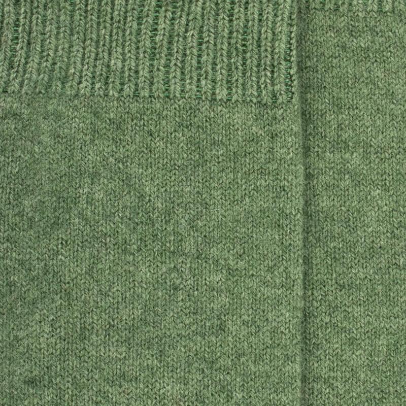 Doré Doré Chaussettes Homme En Laine Et Cachemire - Vert Tremble