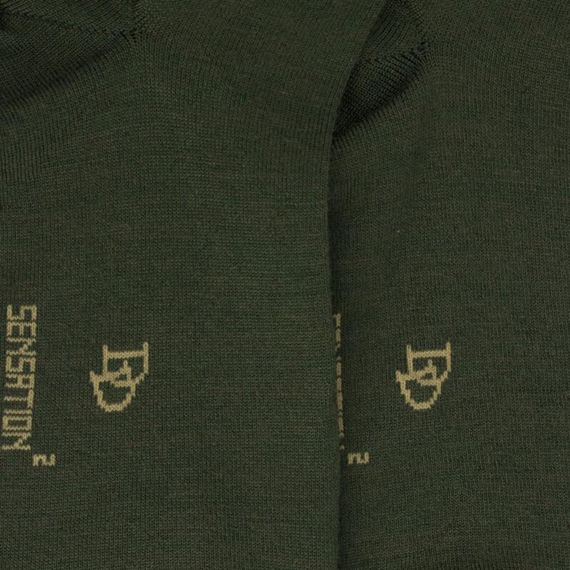 Doré Doré Chaussettes Homme En Laine Et Coton - Vert Cyprès