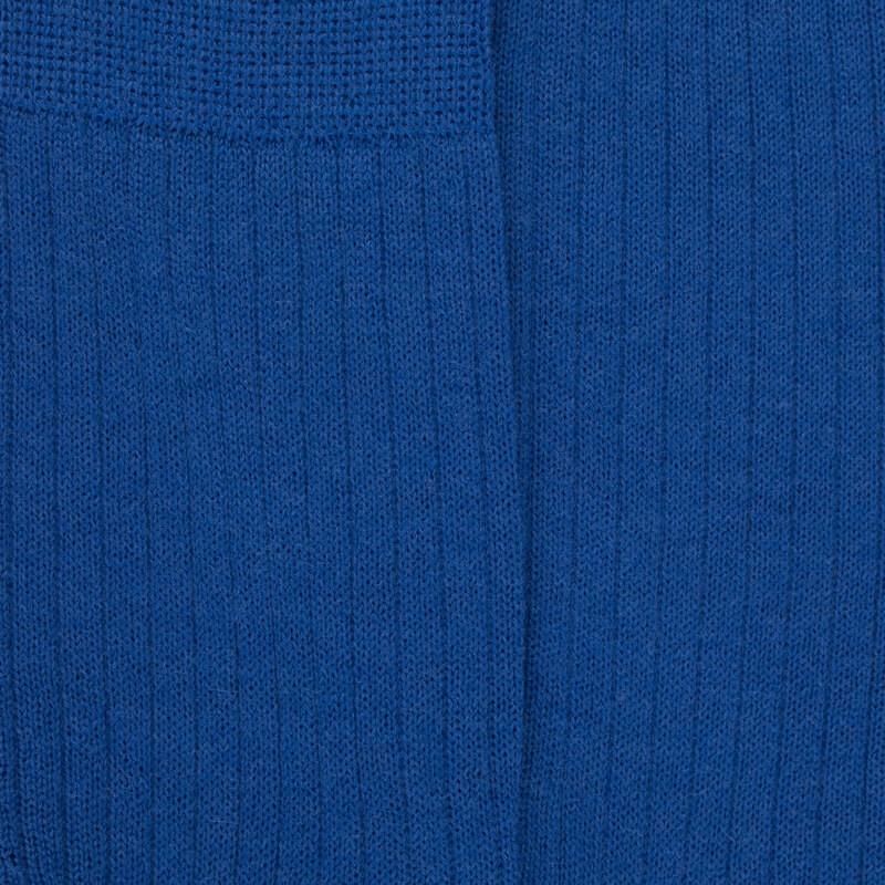Doré Doré Chaussettes Homme En Laine Mérinos Côtelées - Bleu France