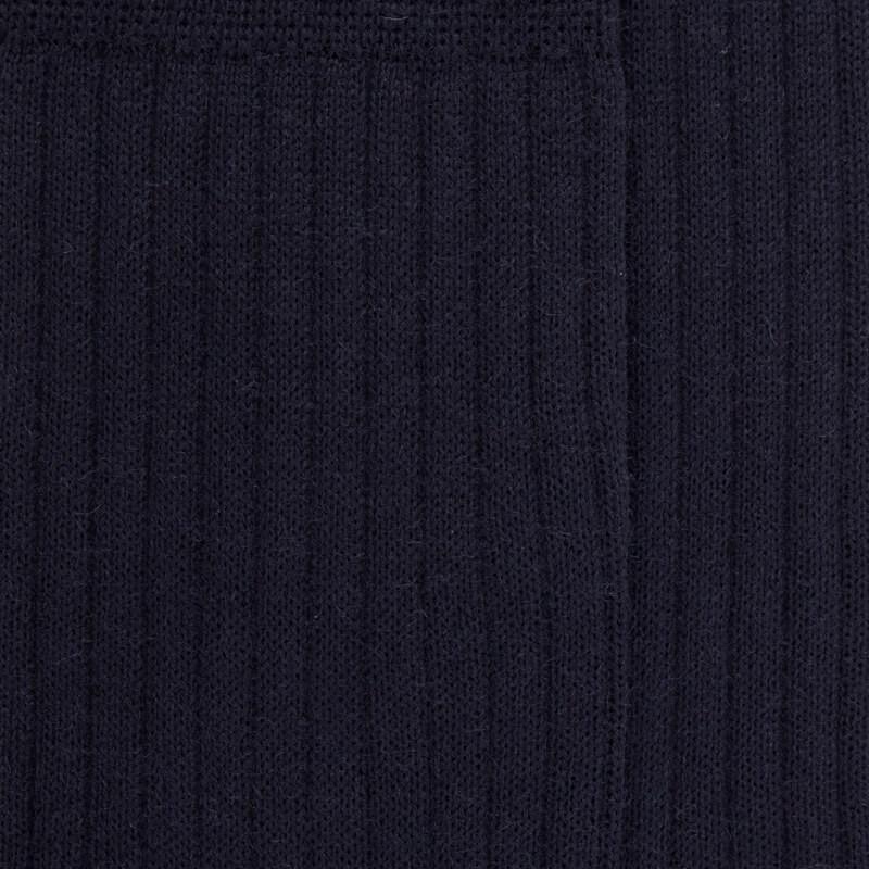 Doré Doré Chaussettes Homme En Laine Mérinos Côtelées - Bleu Marine Foncé