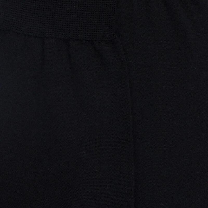 Doré Doré Chaussettes Homme En Laine Mérinos Et Maille Jersey - Noir
