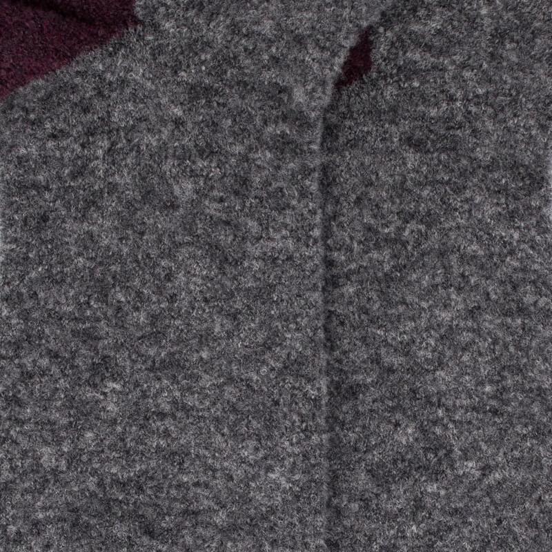 Doré Doré Chaussettes Homme En Laine Polaire - Gris Oxford & Bordeaux