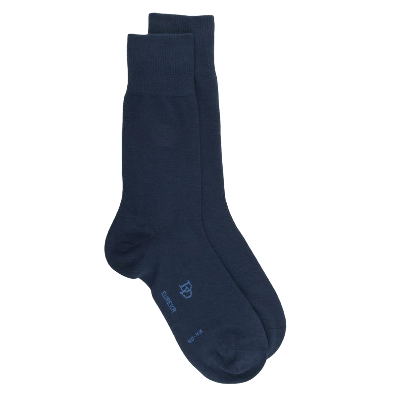 Doré Doré Chaussettes Homme Eureka En Coton égyptien - Bleu Marine