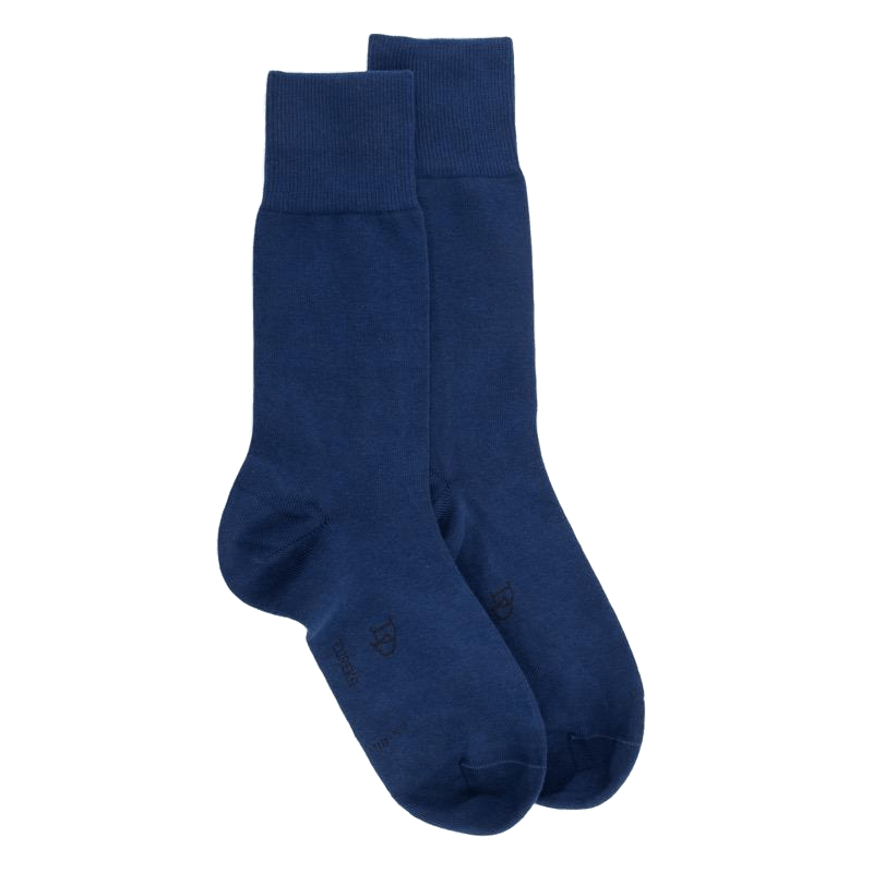 doré doré Chaussettes homme Eureka en coton égyptien - Bleu