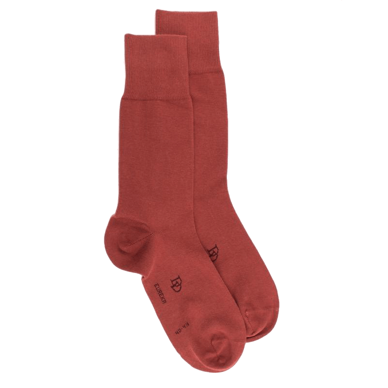 Doré Doré Chaussettes Homme Eureka En Coton égyptien - Brique