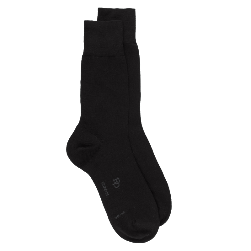 doré doré Chaussettes homme Eureka en coton égyptien - Noir