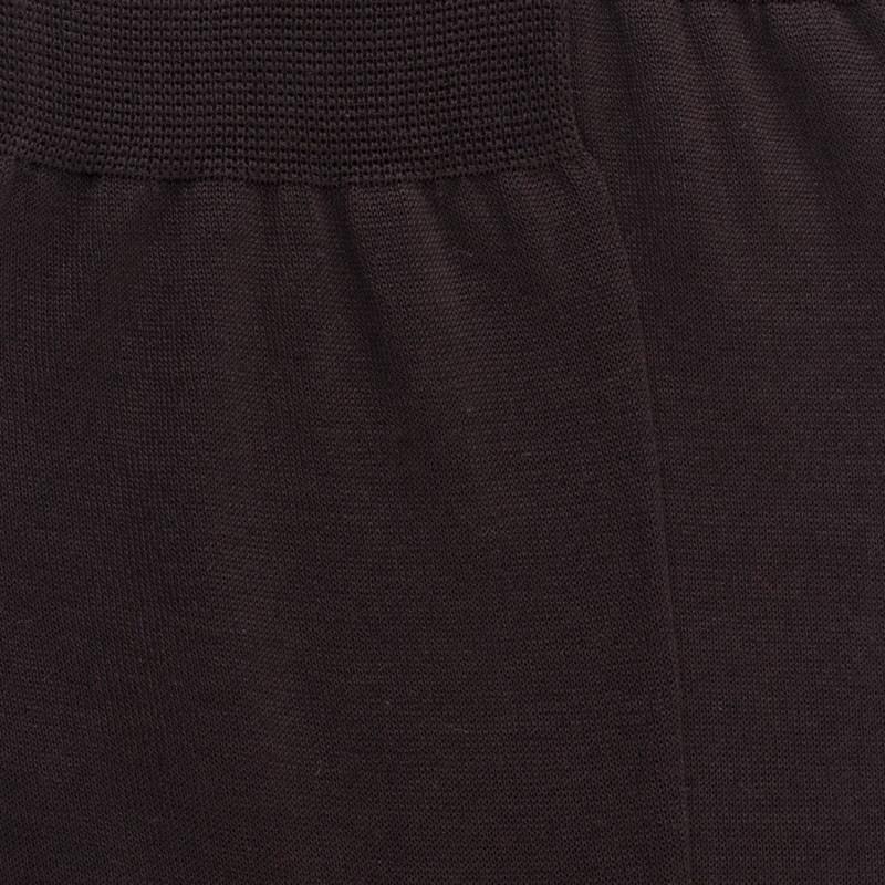 Doré Doré Chaussettes Homme Fines 100% Fil D'Écosse - Couleur Café