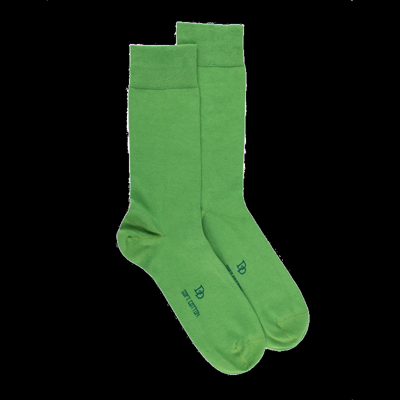 doré doré Chaussettes homme fines en coton égyptien - Avocat