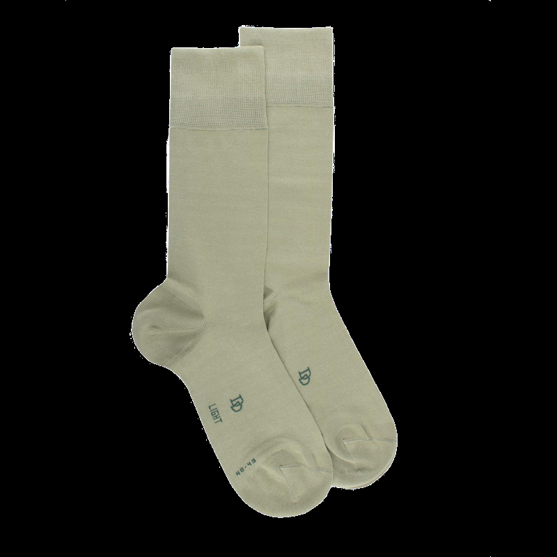 doré doré Chaussettes homme fines en fil d'Écosse - Vert Sauge