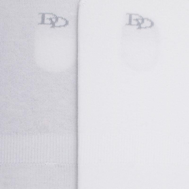 Doré Doré Chaussettes Homme Invisibles En Coton égyptien - Blanc