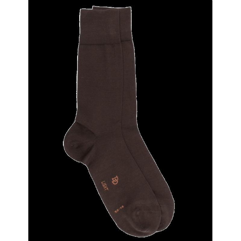 Doré Doré Chaussettes Homme Light En Fil D'écosse Et Polyamide - Marron