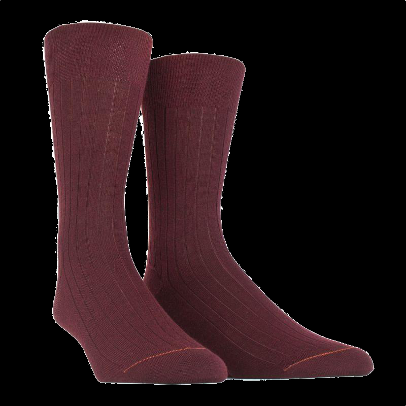 doré doré Chaussettes Homme luxe en cachemire et soie - Bordeaux