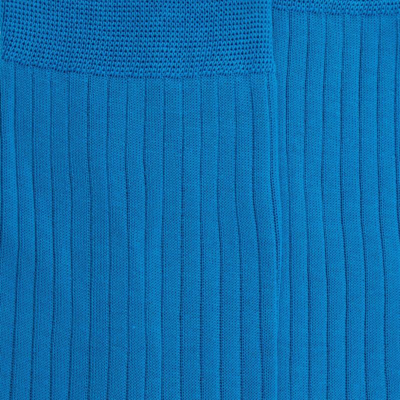Doré Doré Chaussettes Homme Luxe En Pur Fil D'écosse Extra Fin - Bleu