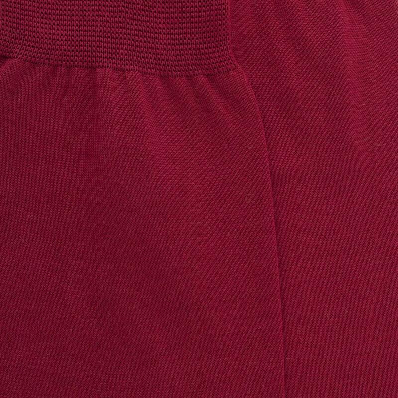 Doré Doré Chaussettes Homme Luxe En Pur Fil D'écosse Extra Fin - Framboise