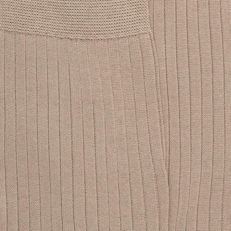 Doré Doré Chaussettes Homme Luxe En Pur Fil D'écosse Extra Fin - Beige