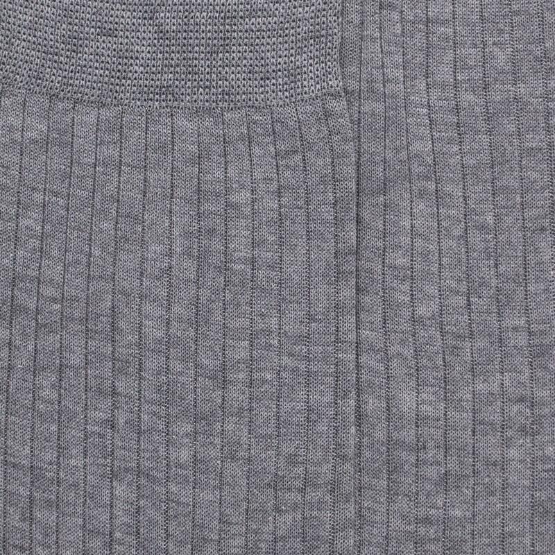 Doré Doré Chaussettes Homme Luxe En Pur Fil D'écosse Extra Fin - Gris