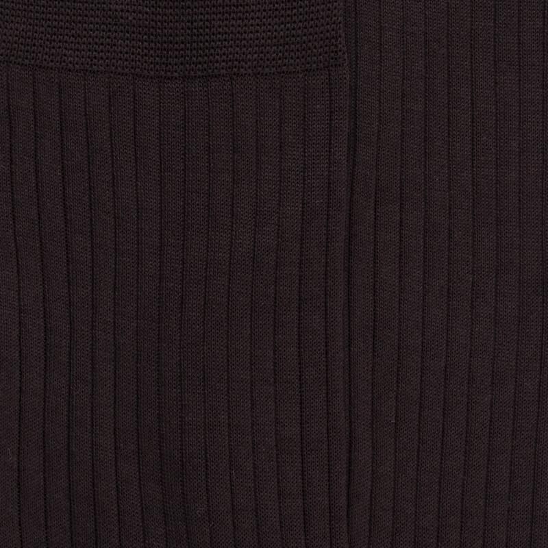 Doré Doré Chaussettes Homme Luxe En Pur Fil D'écosse Extra Fin - Marron