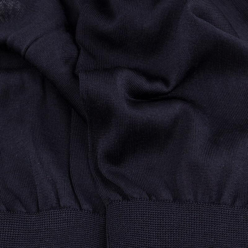 Doré Doré Chaussettes Homme Luxe En Pure Soie - Bleu Marine