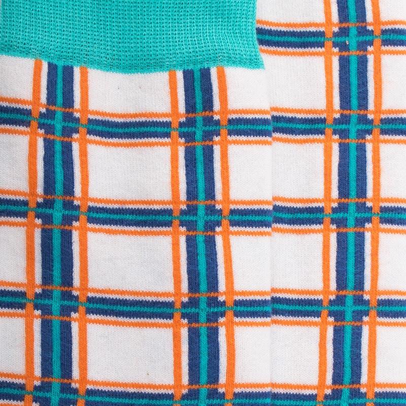 Doré Doré Chaussettes Homme Motif Tartan En Coton Doux