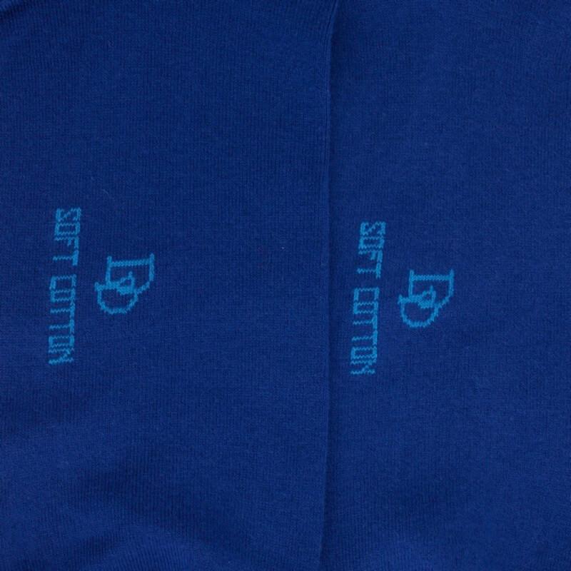 Doré Doré Chaussettes Homme Soft Cotton - Bleu France