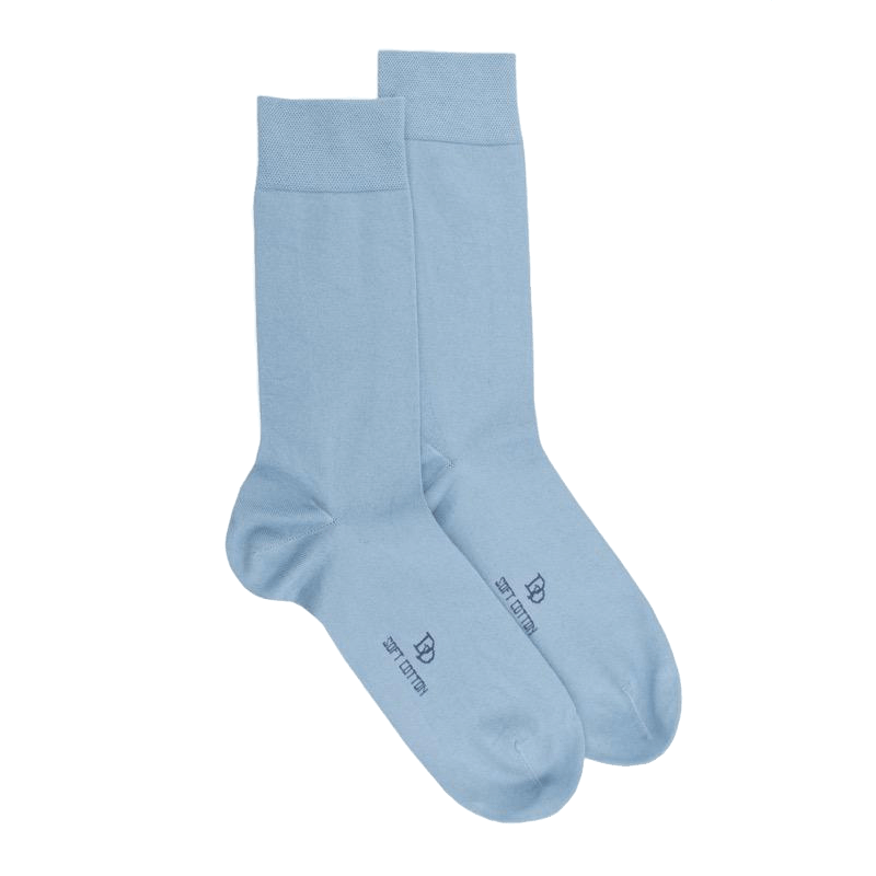 doré doré Chaussettes homme Soft Cotton - Gris connemara