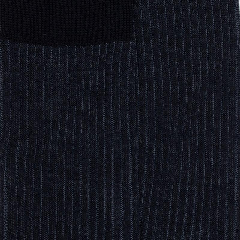 Doré Doré Chaussettes Homme Subtile En Fil D'écosse - Bicolore Bleu