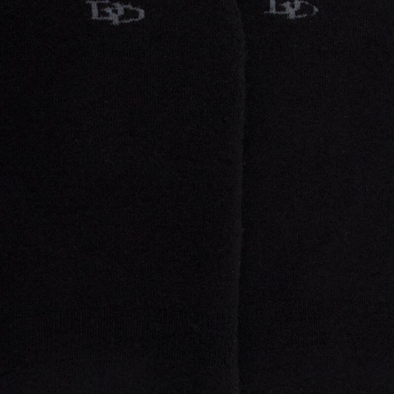 Doré Doré Chaussettes Invisibles Homme En Coton Bouclettes Et Bandes Anti-glisse - Noir